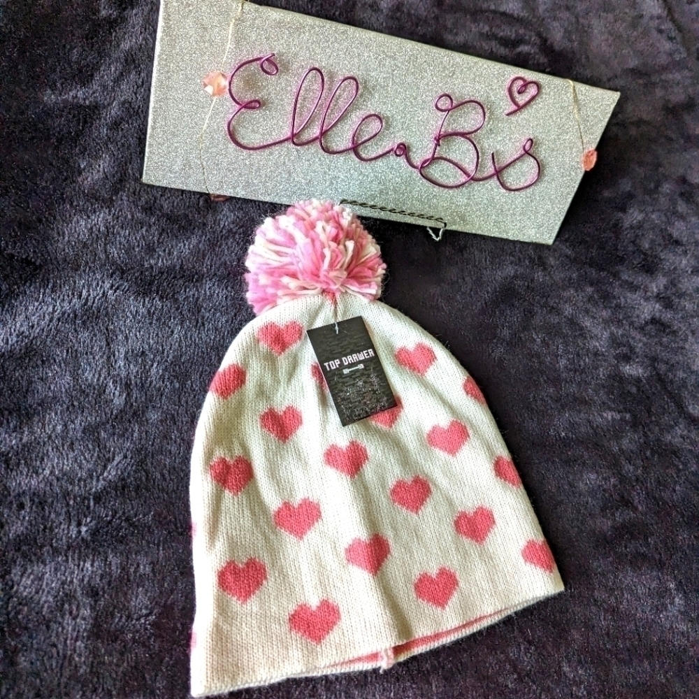 NWT Heart Winter Hat